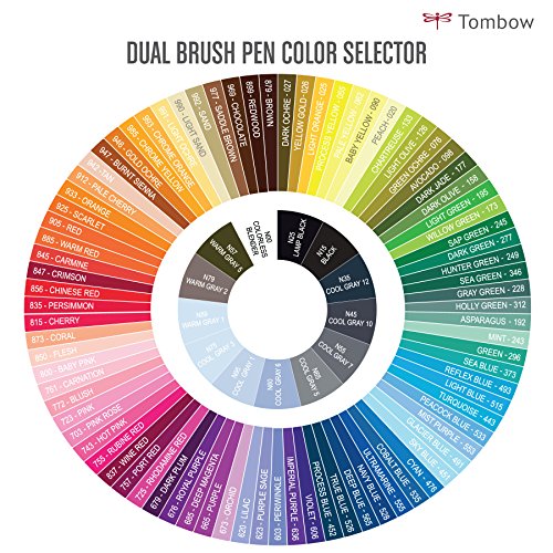 Dual Brush & Fine Pro Markers Pen Set 96 Colors Tombow Dual -  Norway